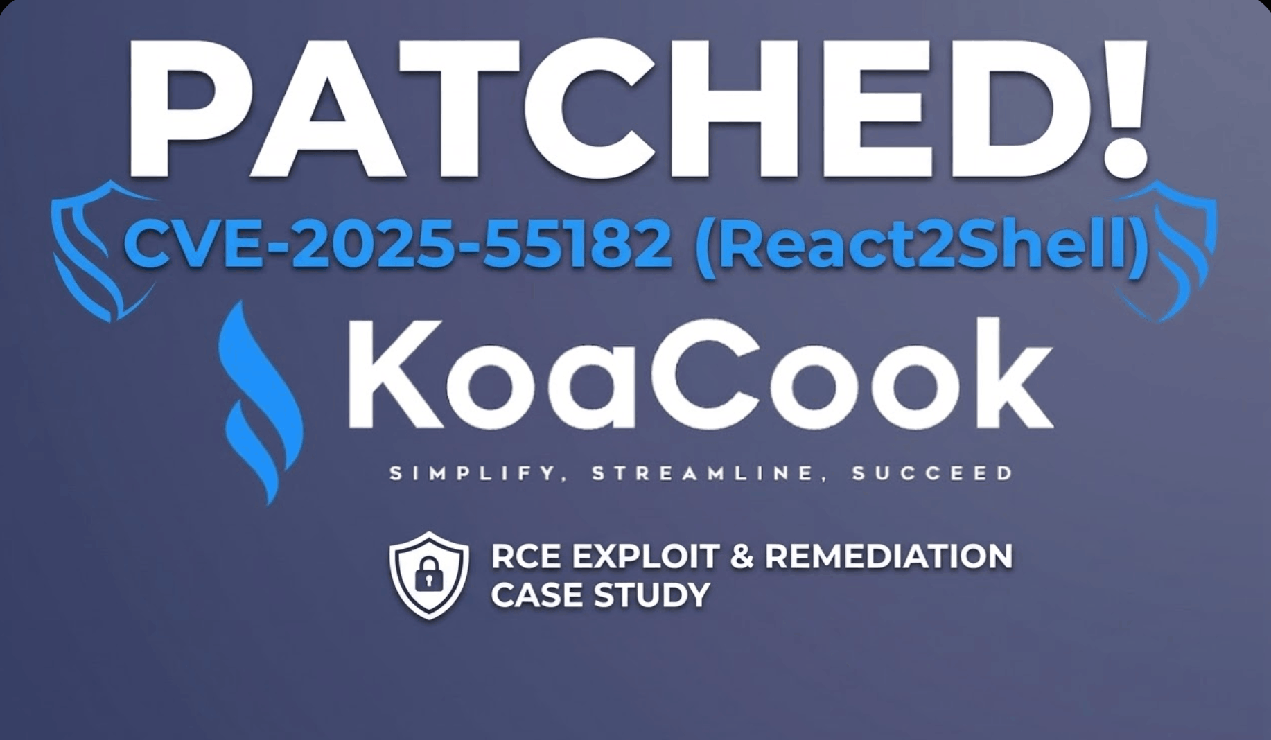 Case Study: Pre-Authentication RCE in KoaCook Order Online System (CVE-2025-55182)