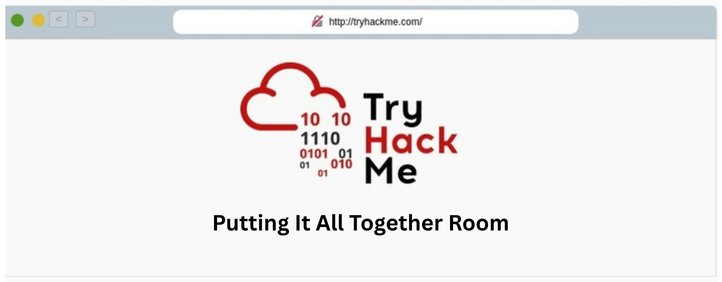 TryHackMe Putting It All Together Room