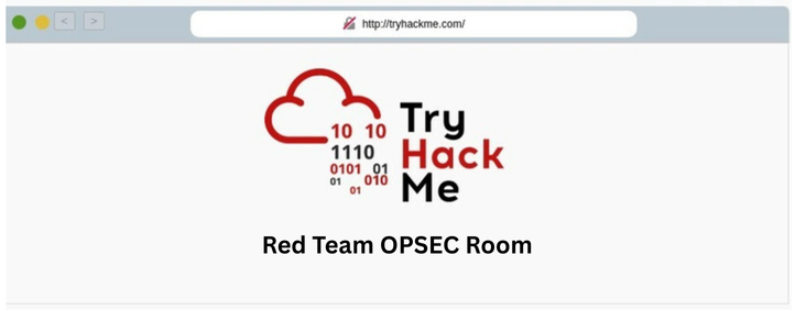 TryHackMe Red Team OPSEC Room